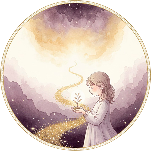 Ребенок, символизирующий потенциал